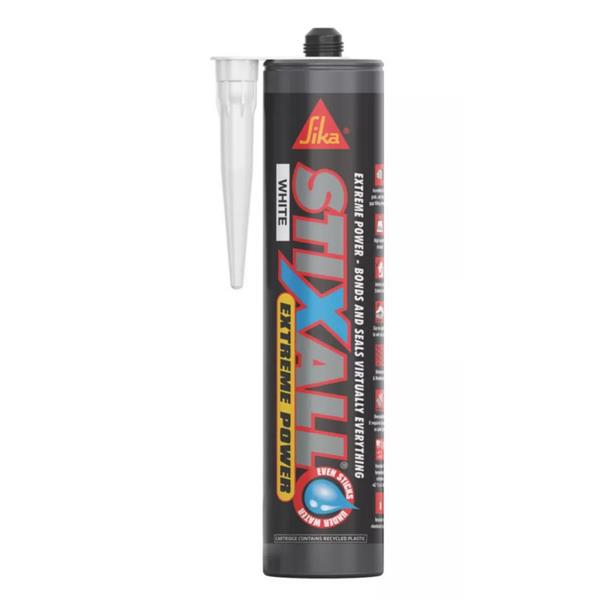 SikaSealSika STIXALL Extreme Power Hybrid Sealant & Adhesive - (White) 300ml