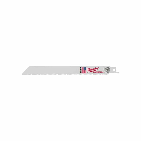 Milwaukee48475093 200mm 8/12T Sawzall Universal Blades (5 Pack)