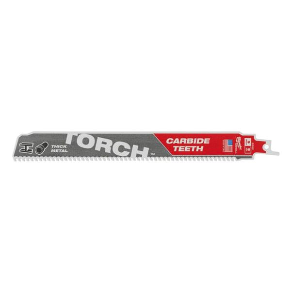 Milwaukee TCT TORCH™ Carbide SAWZALL® Blade 230mm x 8 TPI – Metal Demolition 48475202