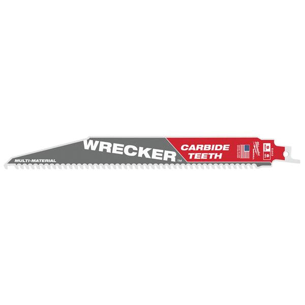 Milwaukee48475242 Heavy-Duty WRECKER Carbide Teeth Demolition Blade 230mm x 6 TPI (1 Piece)