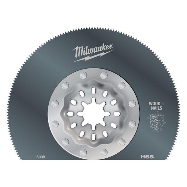 Milwaukee48906038 High Carbon Steel Segmented Blade 89mm - 1pc
