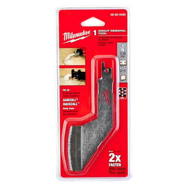Milwaukee49005450 60mm Grout Removal Hackzall Blade - 1pc