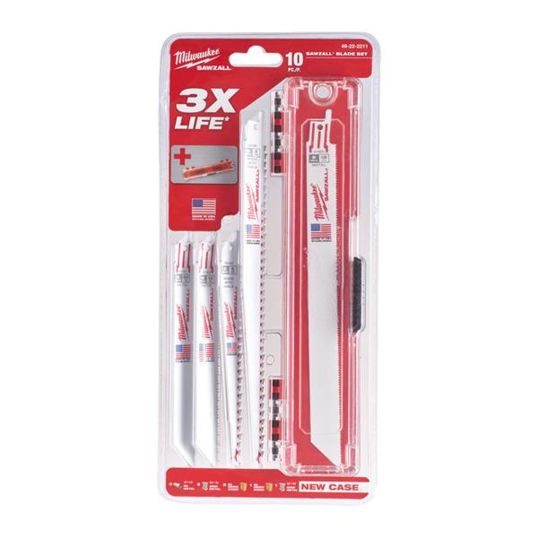 Milwaukee49222211 10 Piece Sawzall Blade Set