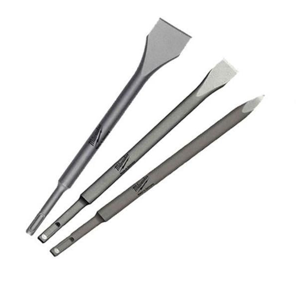 Milwaukee4932430001 3 Piece SDS+ Chisel Set