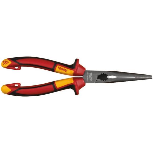 Milwaukee4932464564 205mm VDE Long Round Nose Pliers