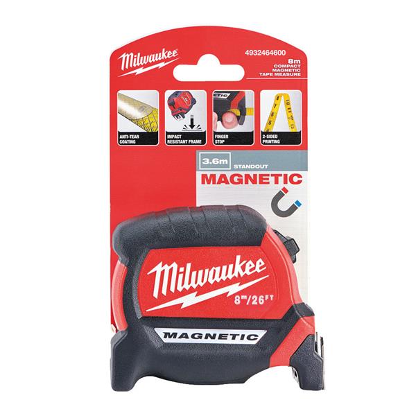 Milwaukee4932464602 5M/16ft Magnetic Tape Measure