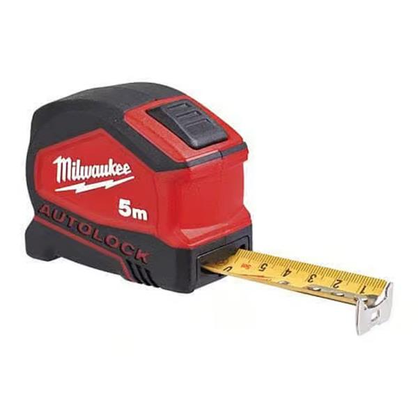 Milwaukee4932464663 Autolock Tape Measure 5m - Width 25mm (Metric Only)
