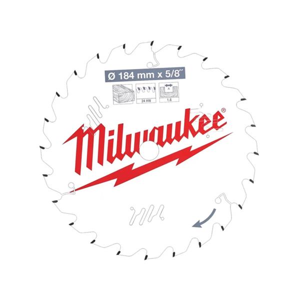 Milwaukee 4932471378 184x15.87mm 24t Circular Saw Blade