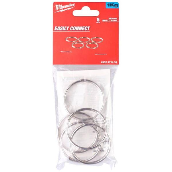 Milwaukee4932471434 1kg 2in Split Ring 5pc