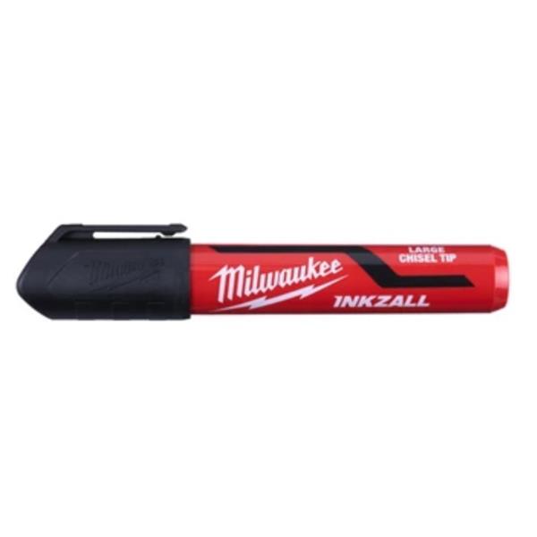 Milwaukee INKZALL Large Chisel Tip Marker Black 4932471555