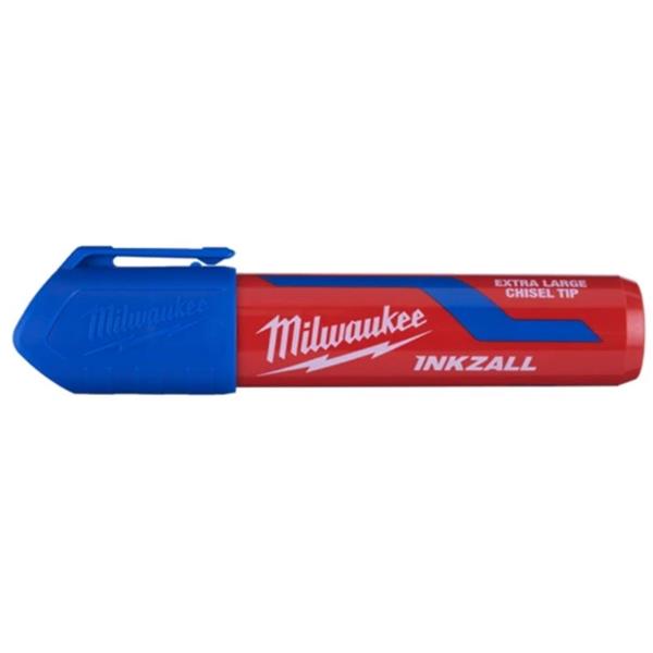 Milwaukee INKZALL Extra Large Chisel Tip Marker Blue 4932471561