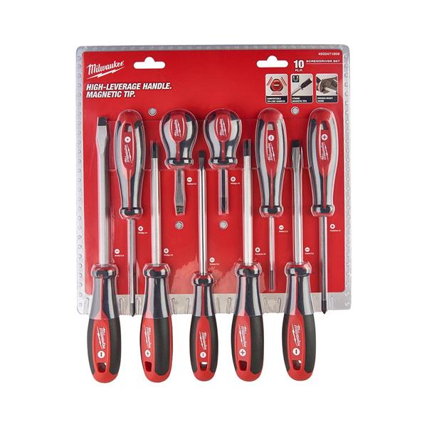 Milwaukee 4932471808 Tri-Lobe Screwdriver Set 10pcs