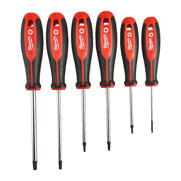 Milwaukee4932471809 6 Piece Tri-Lobe Screwdriver Set
