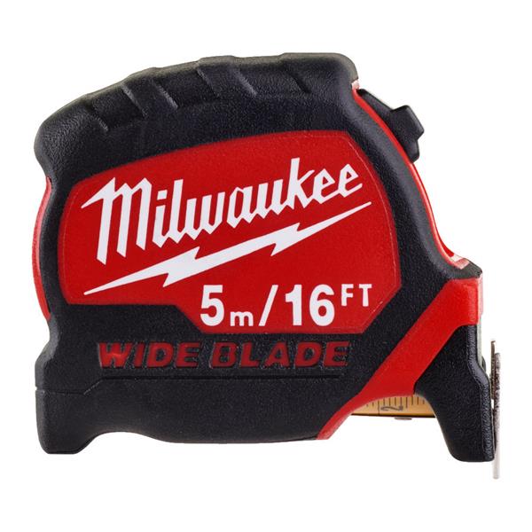 Milwaukee4932471817 Premium Wide Blade 5m/16ft Tape Measure