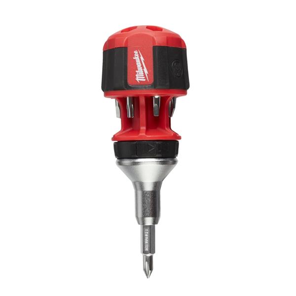 Milwaukee 4932471868 8 in 1 Compact Ratcheting Multi-Bit Screwdriver