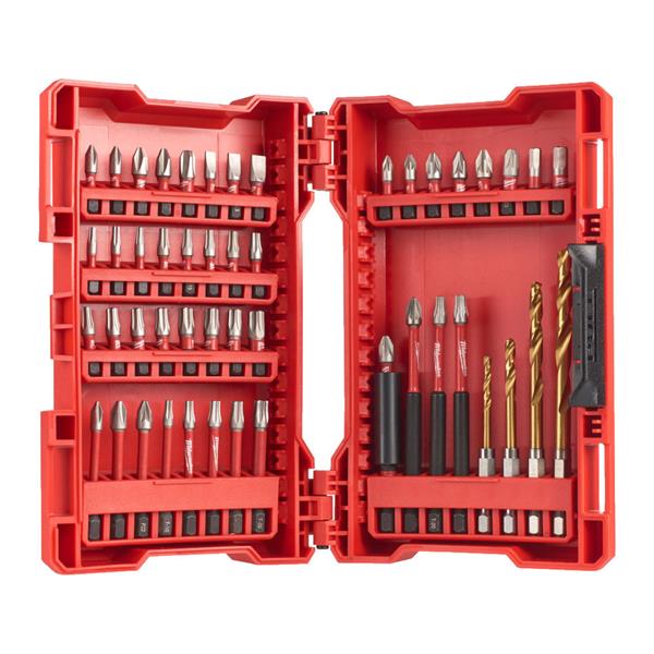 Milwaukee4932472057 49 Piece Impact Rated Shockwave Bit Set