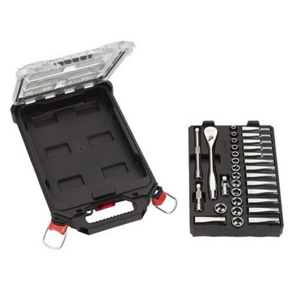 Milwaukee3/8'' Metric 32pc Ratchet & Socket PACKOUT Set
