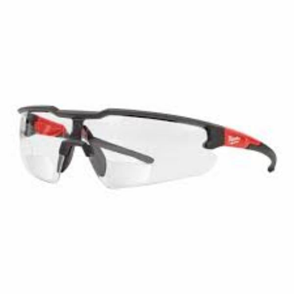 Milwaukee 4932478909 Fog-Free Clear Safety Glasses with +1 Magnified Corrective Eye Lens