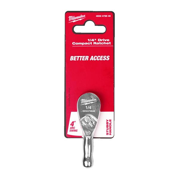 Milwaukee 4932479646 1/4'' Dr. Compact Ratchet