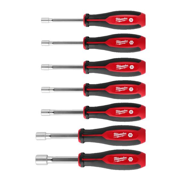 MilwaukeeHollowCore Magnetic Nut Driver Set 7 Piece 4932479891