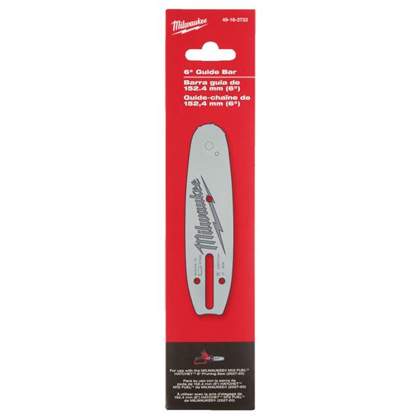Milwaukee 4932480168 Chainsaw Guide Bar 6''/15cm