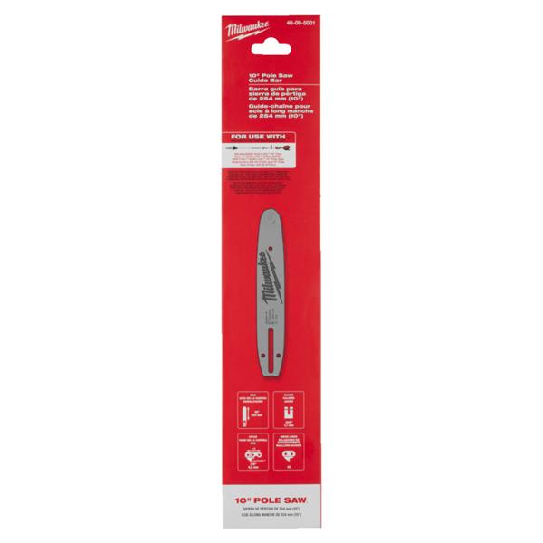 Milwaukee 4932480170 Chainsaw Guide Bar 10''/25cm