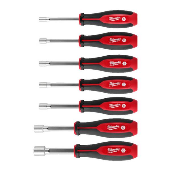 Milwaukee4932492372 7pc Hollowcore Nut Driver Set