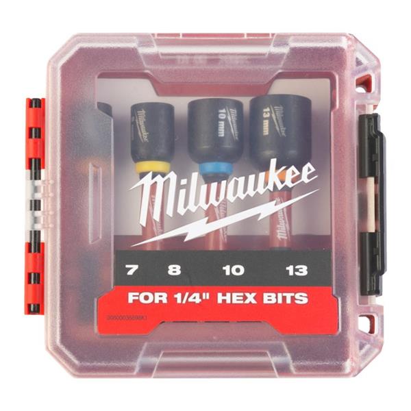 Milwaukee4932492445 4 Piece Mag ShW Impact Duty Nut Driver Set