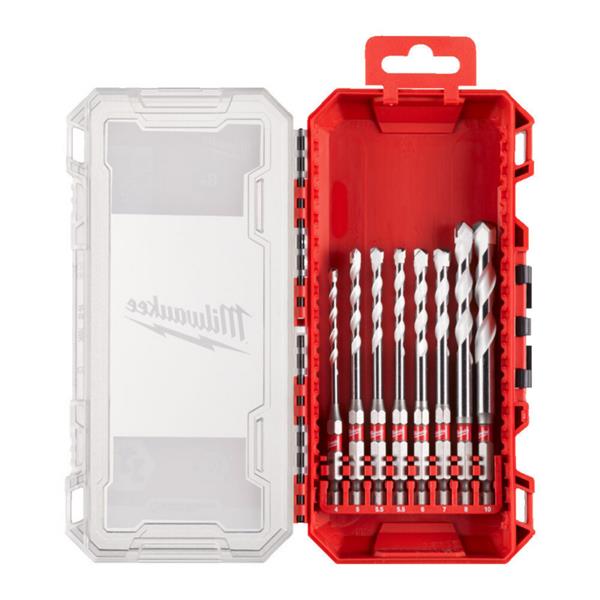 Milwaukee4932493872 8pc Multi Material Drill Bit Set
