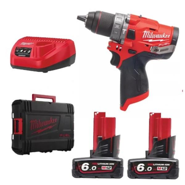 MilwaukeeM12FPD-602X 12V FUEL Combi Drill (2x6Ah)