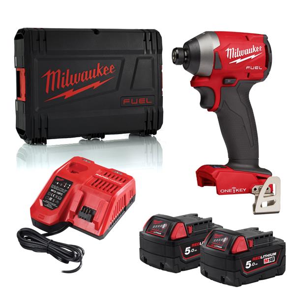 Milwaukee M18ONEID2-502X M18 GEN3 FUEL ONE-KEY Impact Driver (2x5Ah)