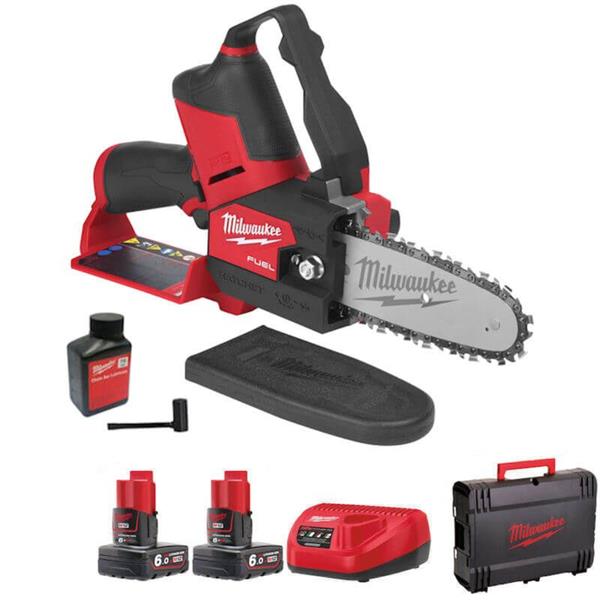 Milwaukee M12FHS-602X 12V FUEL Hatchet Pruning Saw (2x6Ah)