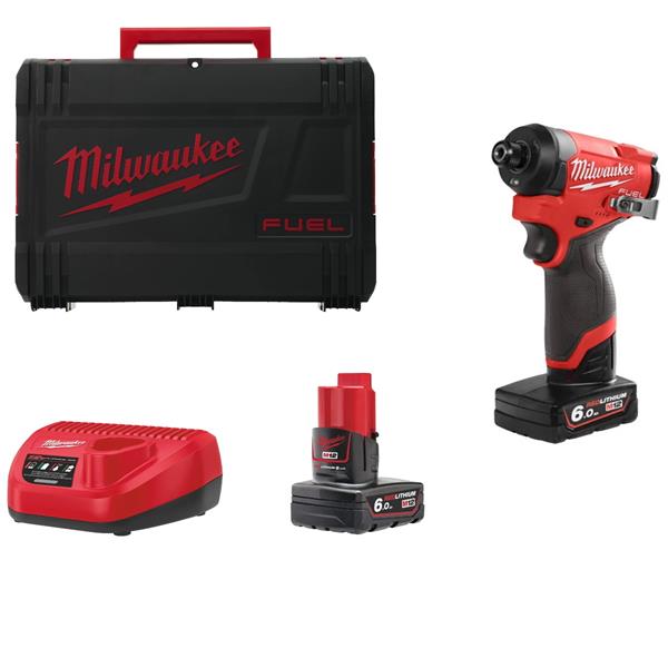 MilwaukeeM12FID2-602X M12 FUEL Impact Driver Kit Gen 3 (2x6.0Ah)