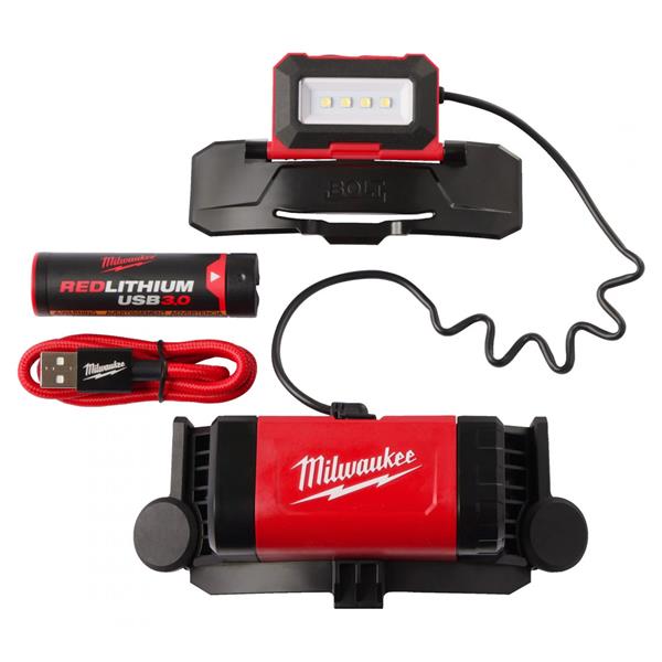 MilwaukeeL4BOLTHL-301 USB rechargeable Bolt Headlamp w/ 600 Lumen