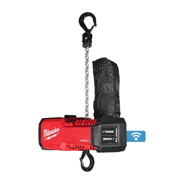 MilwaukeeM18BLCHTO-121 Compact ONE KEY Chain Hoist 1 ton (1x12Ah)