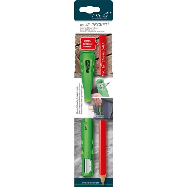 Pica505/01 Pocket With 1 Carpenter Pencil 24cm
