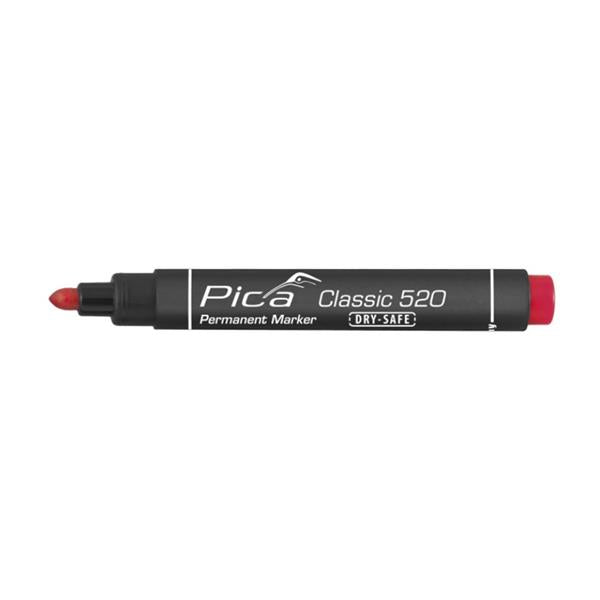 Pica520/40 Permanent Marker 1-4mm Round Tip Red