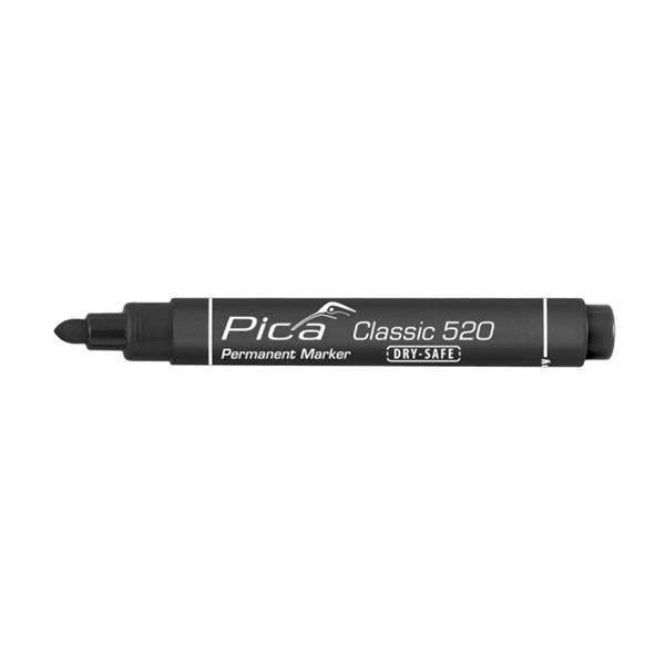 Pica520/46 Permanent Marker 1-4mm Round Tip Black