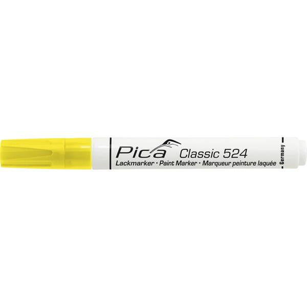Pica-Marker Paint-/Industry marker 2-4mm Round tip yellow 524/44