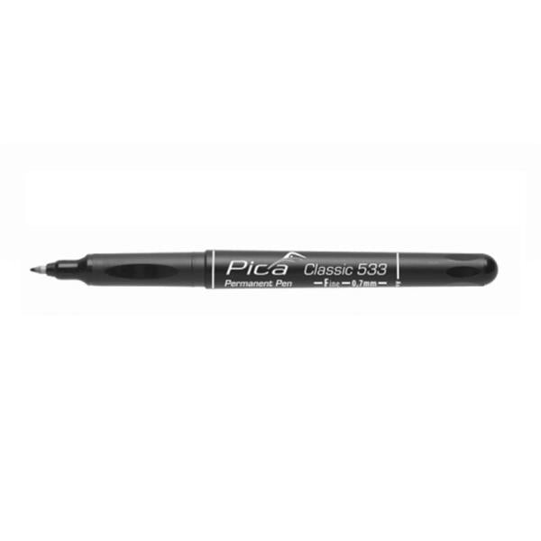 Pica533/46 Permanent Pen Black Fine Tip 0.7mm