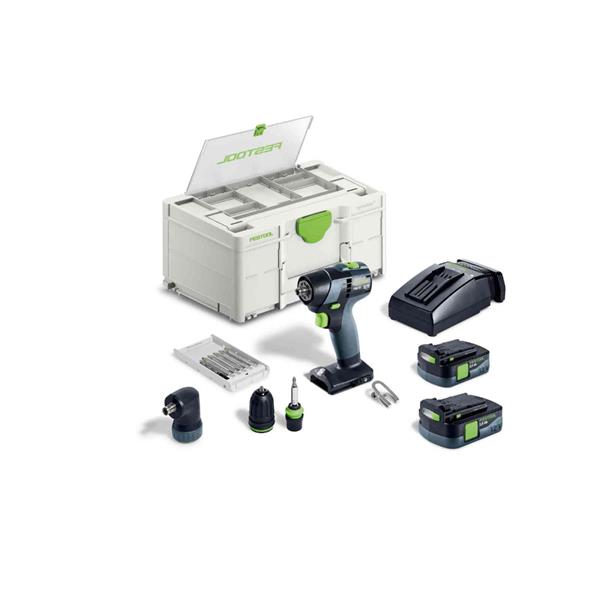Festool576875 Cordless Drill TXS 12 2,5-Set (2x2.5Ah)