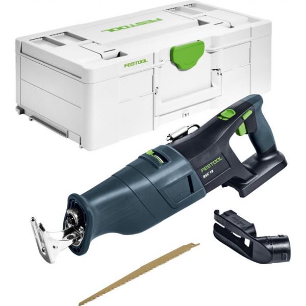 Festool576947 RSC 18 EB-Basic 18V Reciprocating Saw (Bare Unit) With SYS3 L 187 Case