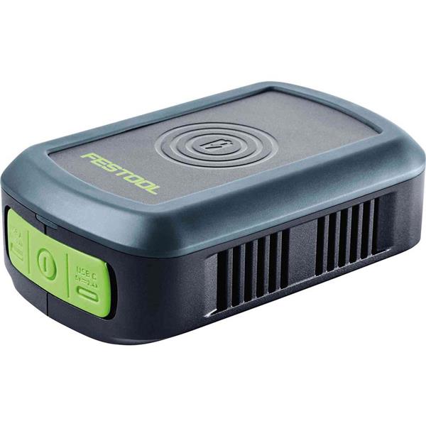 Festool577155 PHC 18 Phone Charger With USB or Wireless Charging