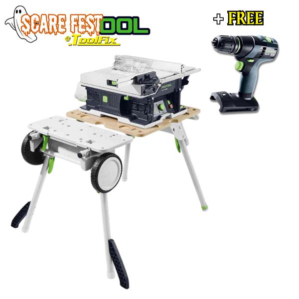 Festool577371 Cordless Table Saw CSC SYS 50 EBI-Basic-Set (Bare Unit) (FREE 577287)