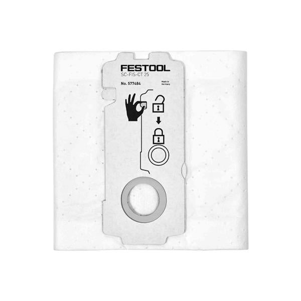 Festool577484 SELFCLEAN filter bag SC-FIS-CT 25/5