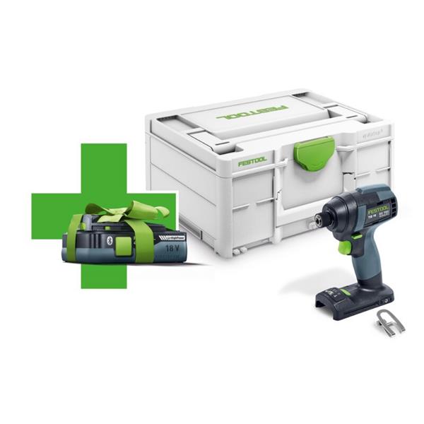 Festool577566 TID 18-Basic-4,0 Impact Driver - Bare Unit (FREE 1x4.0Ah)