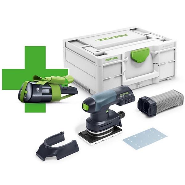 Festool577592 RTSC 400-Basic 18V Ergo Cordless 130mm Orbital Sander (FREE 1x 3.0Ah)