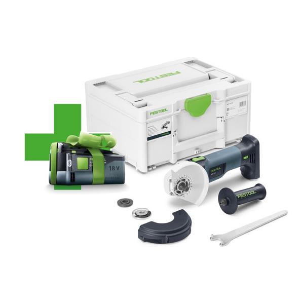 Festool578603 AGC 18-125 E Basic Cordless Angle Grinder Bare Unit (FREE 1x5.0Ah)