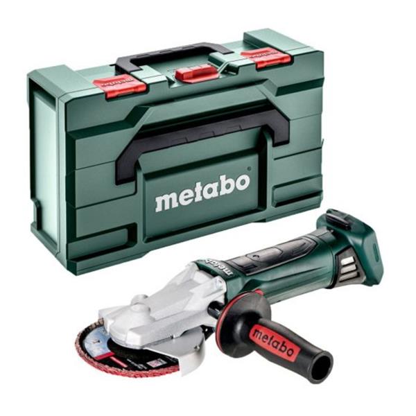 MetaboWF 18 LTX 125 Quick Flat-Head 18V Angle Grinder + METABOX 165 (Bare Unit)