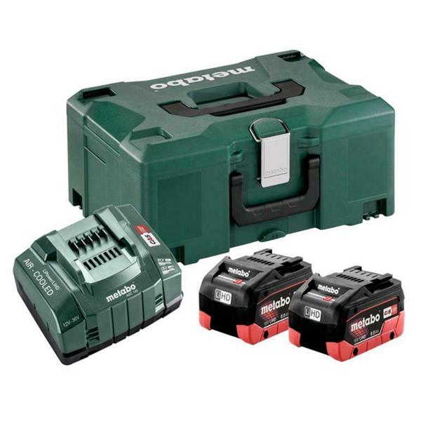 MetaboBasic LiHD Set 18V (2X 8.0Ah), ASC 145 Charger & METABOX 145 Case